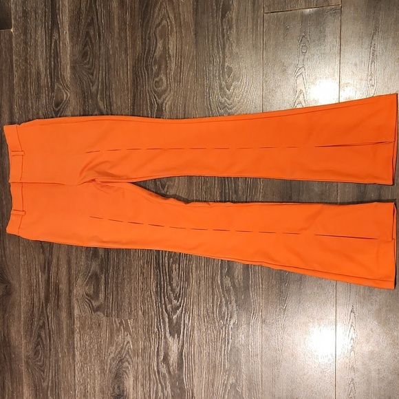 ❤️ NWOT! ZARA HIGH RISE FLARE SPLIT HEM PANTS, SMALL - Picture 4 of 12